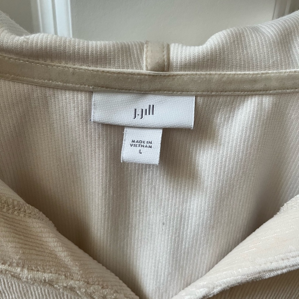 J.Jill Ribbed hooded pullover tunic - Picture 2 of 7